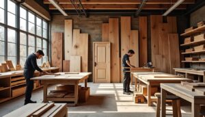participez à notre atelier menuiserie et découvrez l'art de la fabrication sur mesure, de la conception à la réalisation, pour créer des pièces uniques et personnalisées.